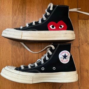 Comme Des Garçons Play x Converse Chuck 70 High-Top Sneakers